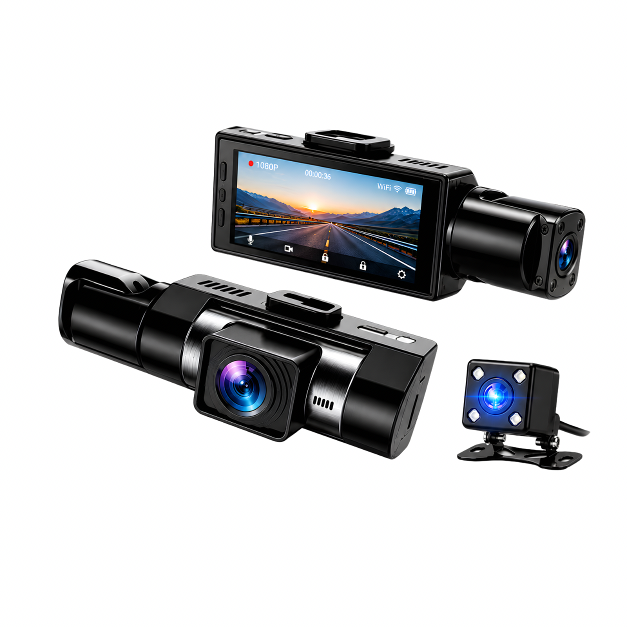 Dashcam MY-7596 Full HD 1080P WiFi